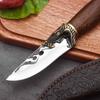 Forged Stainless Steel Boning Knife Kitchen Slicing Knife Fruit Cutter Camping Barbecue Fishing Knife