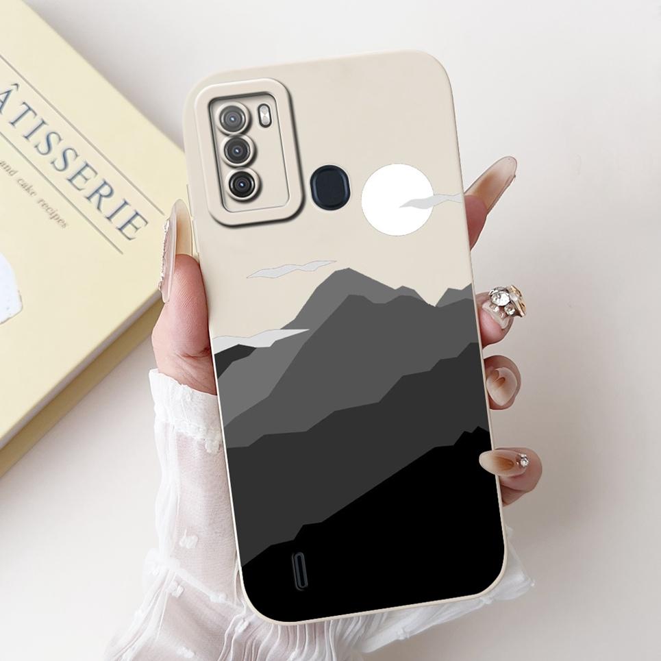 For Itel Vision 1 Pro / Vision 1 Case Stylish Painted Soft Silicone TPU Phone Back Cover For Vision1 1Pro Funda Coque