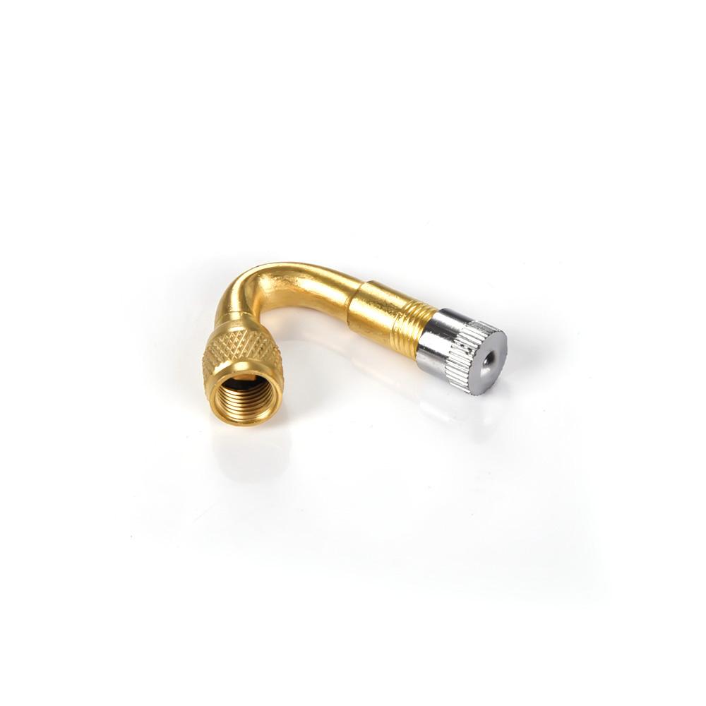 Motorcycle Corner Bend Valve Adaptor For Motorcycle Tire Valve Connectors Brass Auto Pneumatic Tire Valve Expansion Accessories