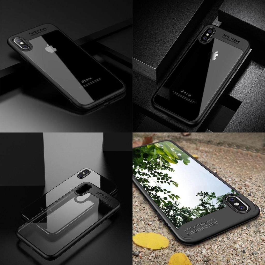X Для iPhone 8 7 6s Plus 10 Роскошный Ультратонкий Прозрачный Ударопрочный Бампер Чехол
