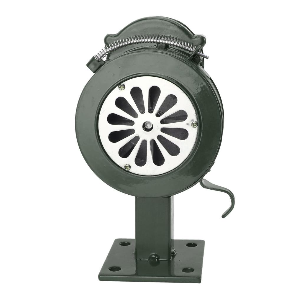 Hand Crank Siren Aluminium Alloy 110dB Loud Alarm Air Raid Tornado Siren Horns Alarm for Emergency