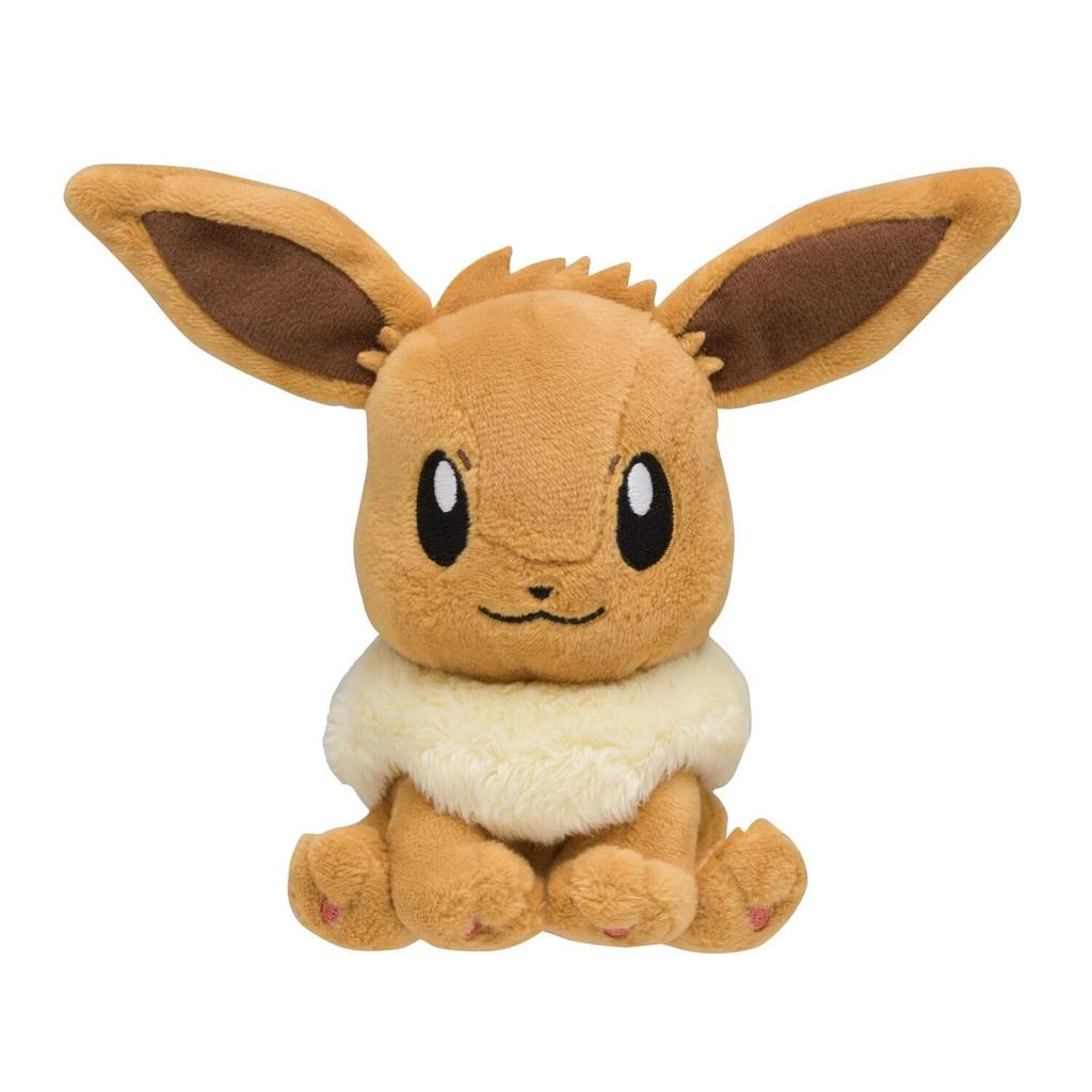 Pokémon Center Original Plush Toy Pokémon Fit Eevee 16 X 17 X 8.5 Cm (H X W X D)