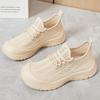 Fashion 2025 New Women's Breathable Mesh Summer Shoes Platform Sole Soft-Soled Walking Shoes Reinforced Casual Versatile Non-Slip Women
