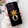 Чехол для Motorola Edge 60 Pro XT2507-1 Силиконовый Модный Роскошный Буквы от A до Z Ударопрочная Задняя Крышка Для Телефона Moto Edge 60Pro
