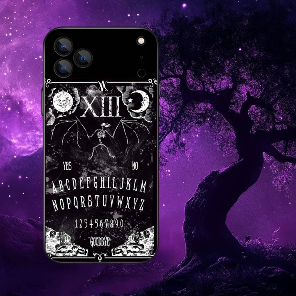 Supernatural Art Ouija Board Phone Case For iPhone 17,16,15,14,13,12,11,Pro,Max,Plus,E,Air,Mini Protective TPU Cover