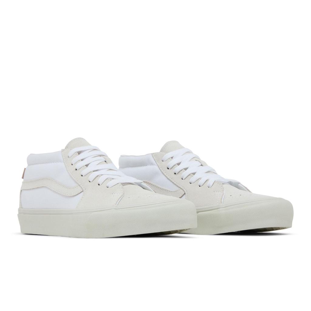 Vans Sk8-Mid VLT LX 'Hospitality' (Unisex) True White Skateboard Shoes VN0A7TNHW00