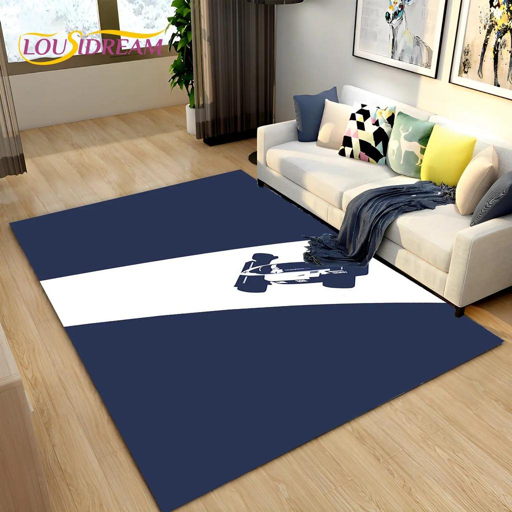 3D гоночный спортивный автомобиль, мягкий коврик, большой ковер, коврик для дома, гостиной, спальни, дивана, коврик для двери, декор для детских игр, нескользящий напольный коврик