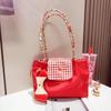 2025 Красная Милая Универсальная Сумка-Тоут: Сумка на одно плечо и ручная для повседневных поездок