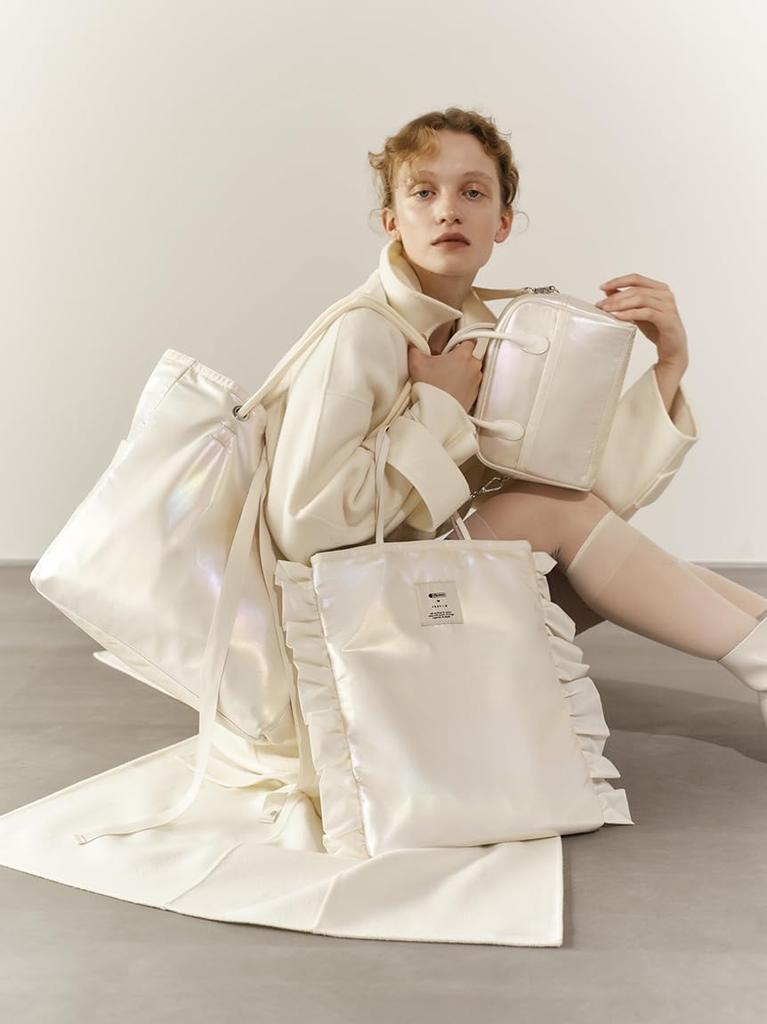 ИДЕНТИФИКАТОР FRAY. LeSportsac x FRAY I.D. Большая двухсторонняя сумка-тоут RB (FWGB254416) - Женский, IVR, Один размер