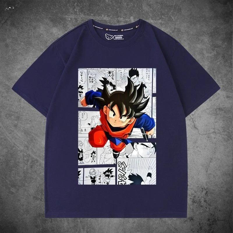 Hot Sale Dragon Ball Son Goku Graphic Print T-shirt Men Women Streetwear Hip Hop Harajuku Fashion Loose Casual Oversized Top Summer New Tee