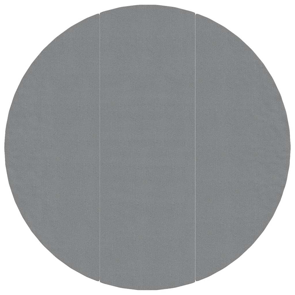vidaXL Pool-Bodentuch Hellgrau Ø396 cm Polyester Geotextil