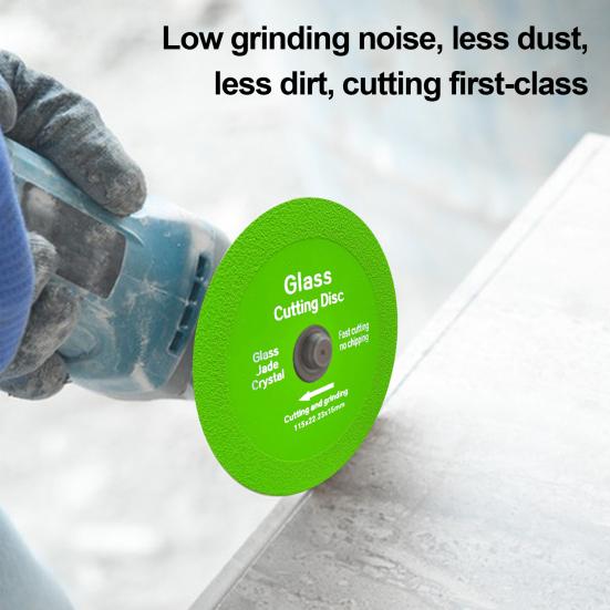 Диск для резки стекла для угловой шлифовальной машины, лезвие без сколов 1 мм, быстрая и точная резка, низкий уровень шума, плоский шлифовальный диск для шлифовального лезвия из нефрита и камня