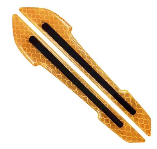 Светоотражающие наклейки Предупреждающая лента Бесследная защитная автомобильная наклейка Предупреждение на зеркало заднего вида автомобиля Внешние автомобильные аксессуары