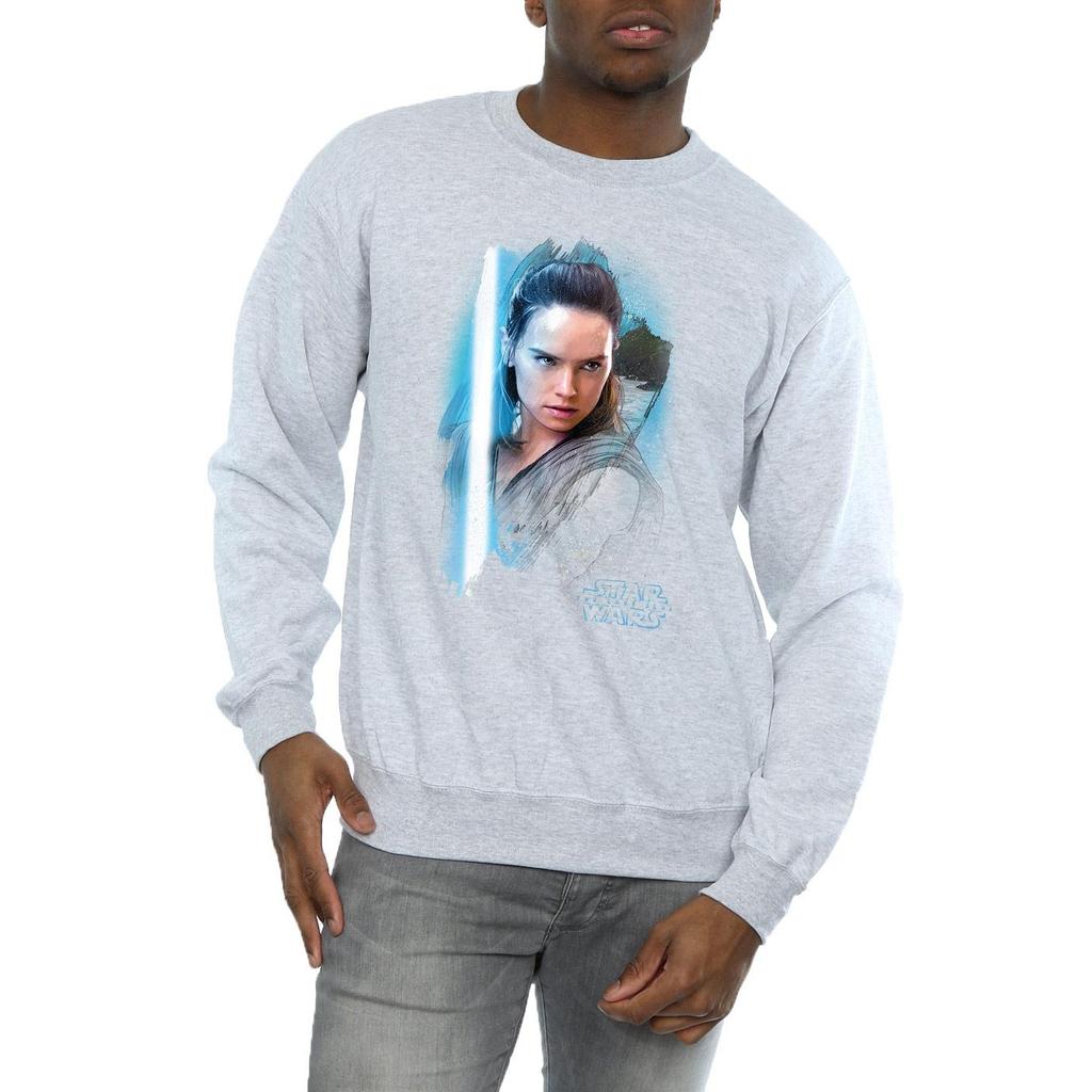 Star Wars Mens The Last Jedi Rey Brushed Sweatshirt