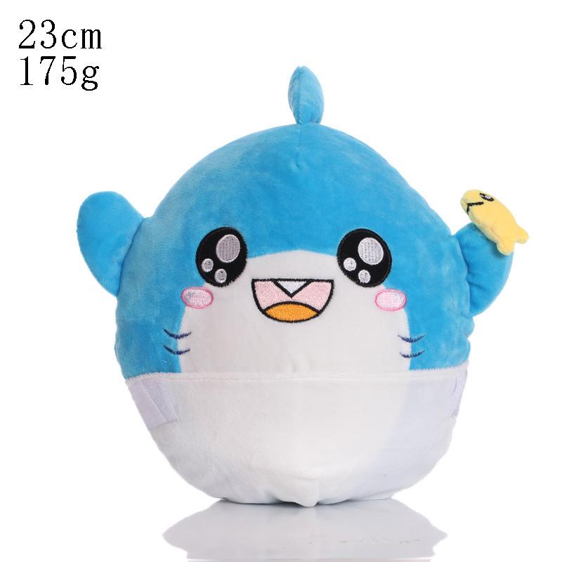 New LankyBoxes Milk Bottle Cute Shark Plush Toy Removable Cartoon Animal Figure Pillow Soft Stuffed Doll Children Birthday Gift