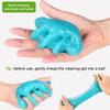 Magic Car Cleaning Gel Reusable Dust Remover Putty for Air Vent Keyboard Crevice Deep Clean with Floral Fragrance