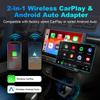 NEW Wireless Carplay Box Android Auto Plug And Play 2 IN 1 Applicable To Convert Original Car Wired Carplay To Wireless