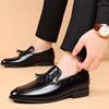 Fashion 2025 Summer New Leather Shoes for Men's High Quality Male Elite Business Shoes Dress Shoes Men Luxury Wedding Shoe for Men38-48