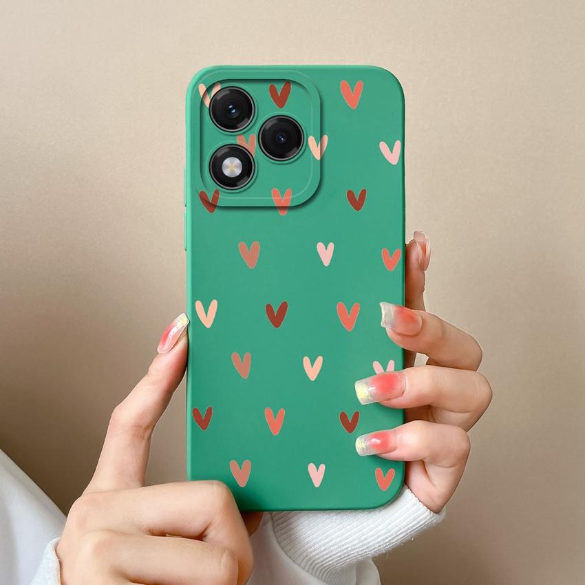 Для Huawei Honor 400 Lite X5b X6b X7c X8 X8c X9c X60 чехол для телефона роскошный Love Heart мягкий силиконовый усовершенствованный противоударный защитный чехол для Huawei Covers