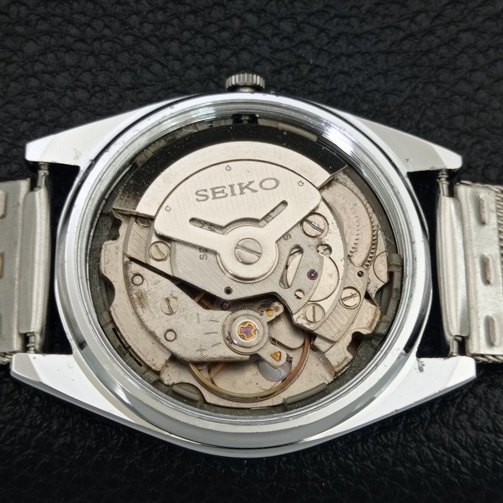 ОТРЕМОНТИРОВАННЫЕ ЯПОНСКИЕ МУЖСКИЕ ВИНТАЖНЫЕ АВТОМАТИЧЕСКИЕ ЧАСЫ SEIKO 6309A БЕЛЫЙ ЦИФЕРБЛАТ a443087-1