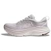HOKA Bondi 8 Lunar Rock Nimbus Cloud Женские Кроссовки Серые 1127952-LRNC