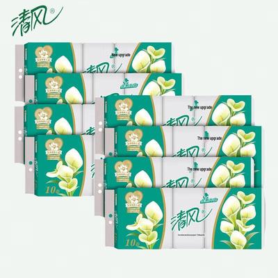 Туалетная бумага Qingfeng B01B без втулки, 3-слойная