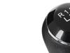 VW Polo V 6R 2009- BLACK gear shift knob + gaiter with CHROME frame 6 SPEEDS