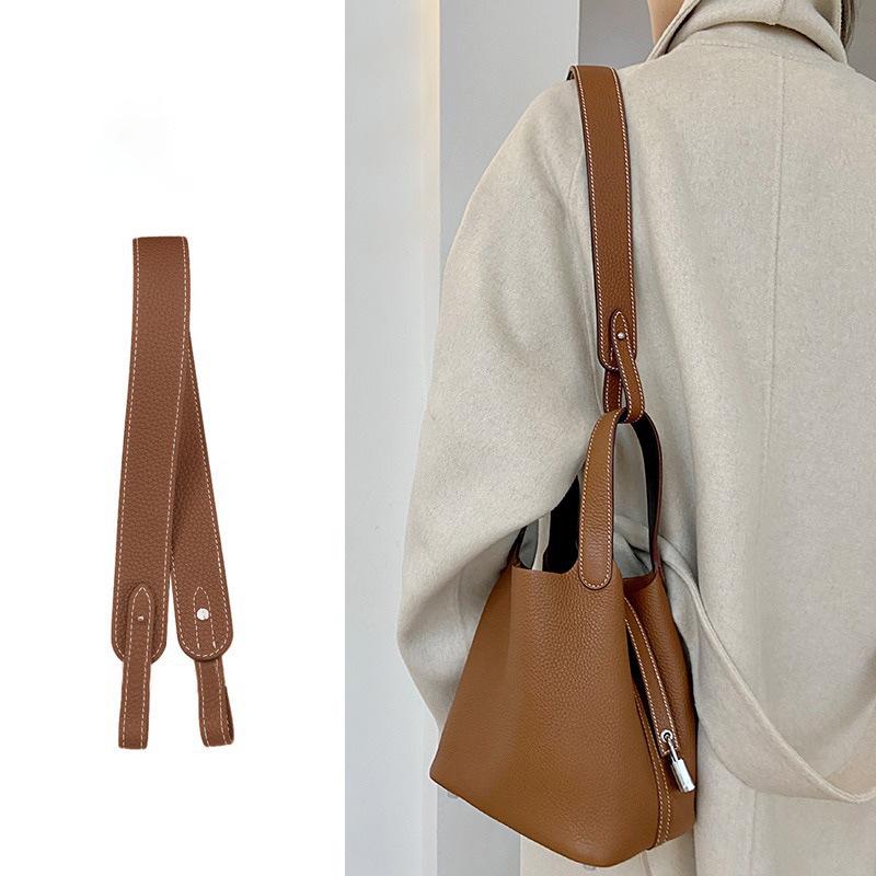 Genuine Leather Cowhide Adjustable Shoulder Strap for Handbags and Belt Bags