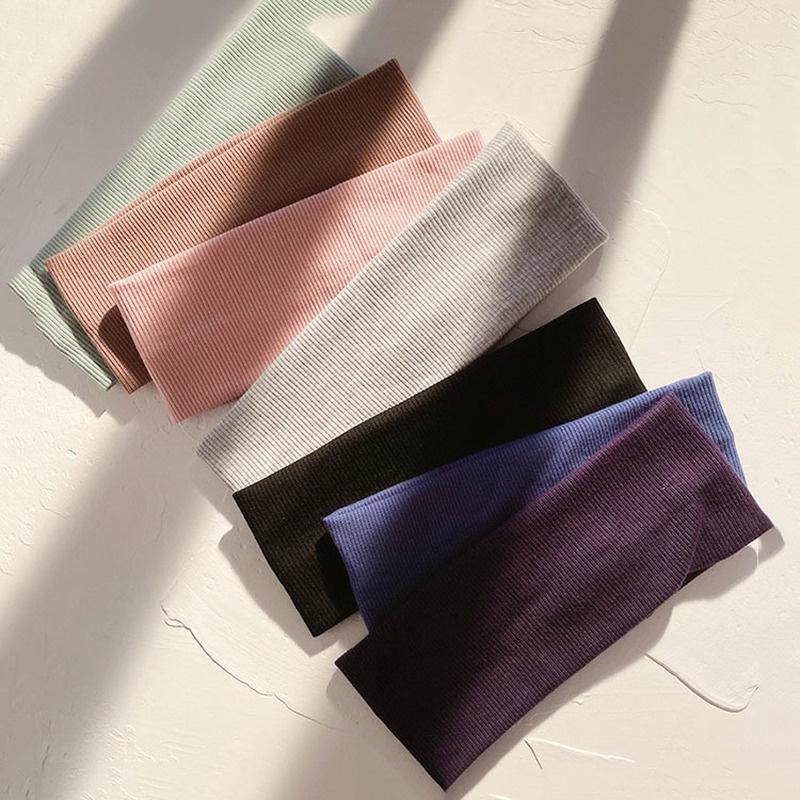 Женская широкая повязка на голову, эластичная повязка для волос, спортивный тюрбан для йоги, головной убор