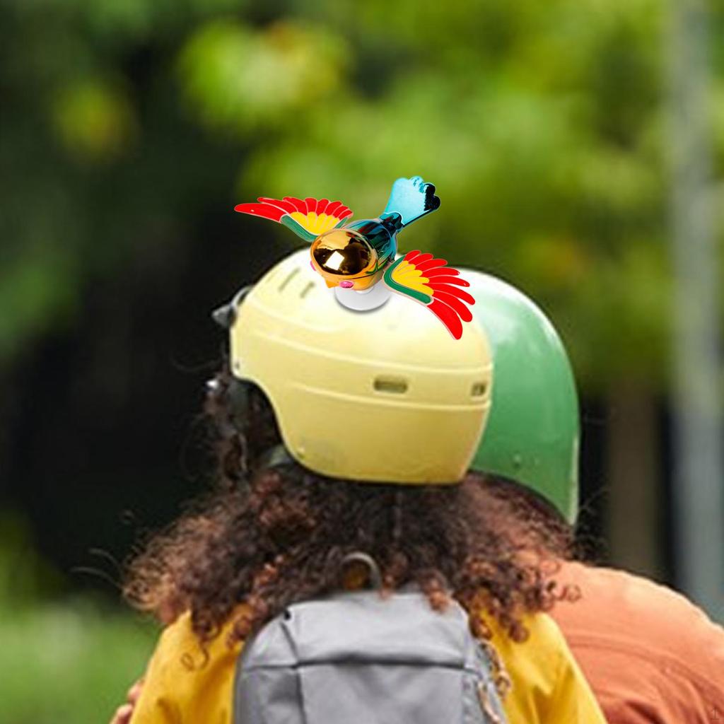 Украшение в виде птицы, игрушка, аксессуары для интерьера автомобиля, забавный интерактивный электрический компаньон, декор для шлема для