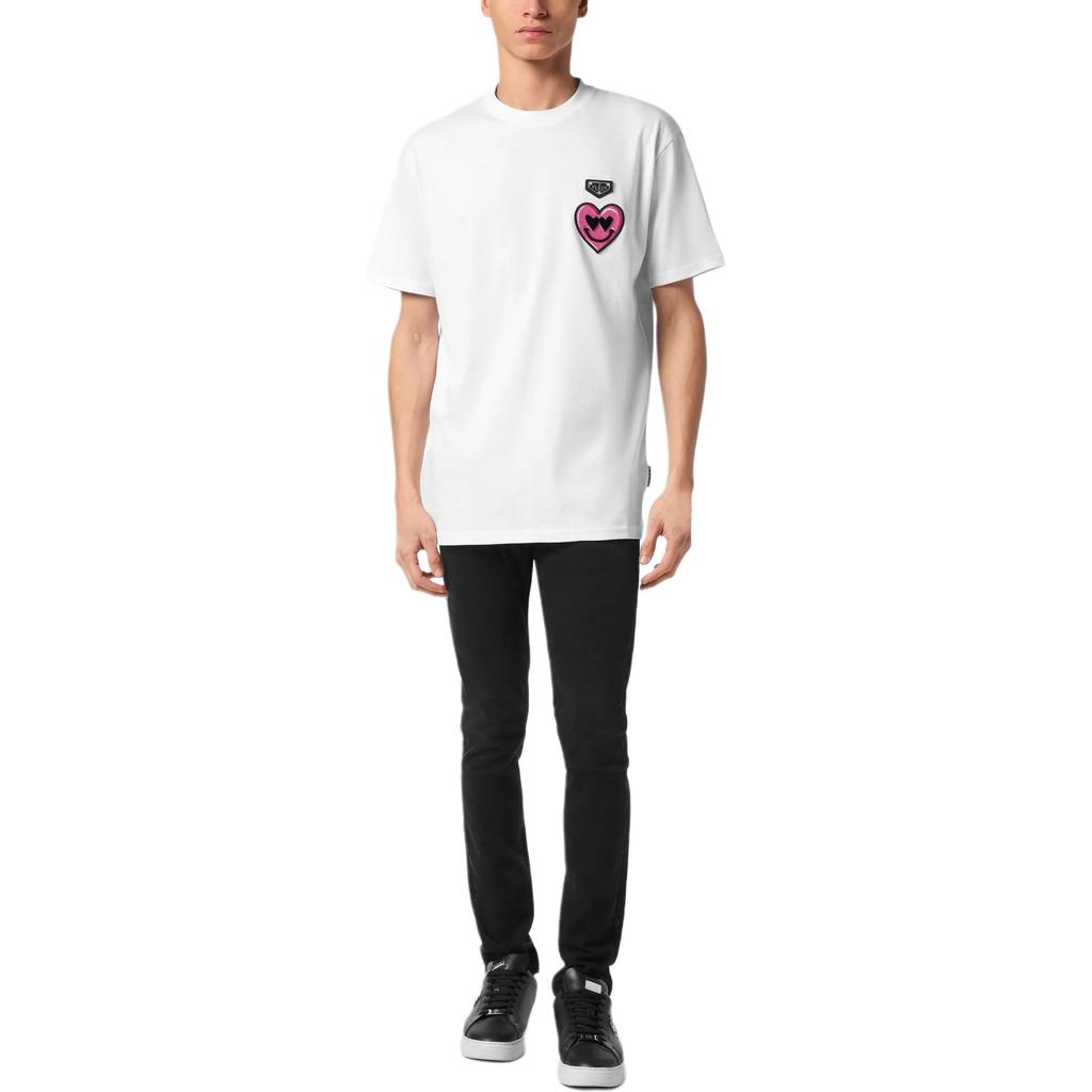 Philipp Plein Smile jersey T-Shirt UAEC-MTK8778-PJY002N-0187