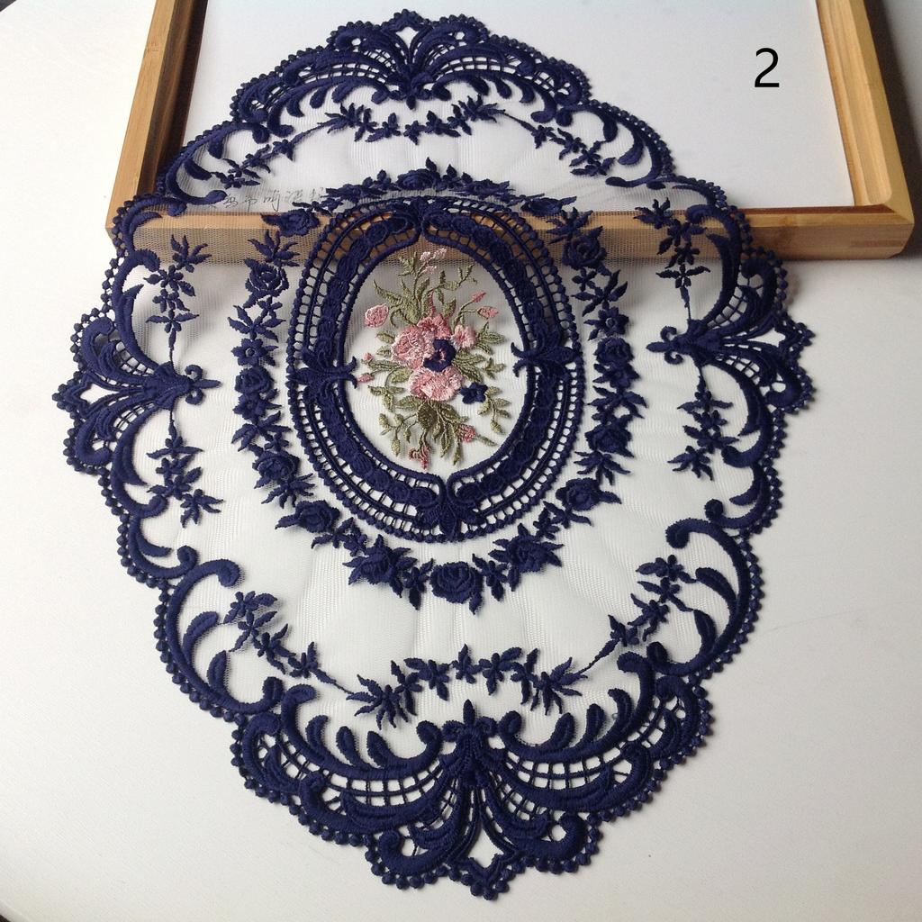 Винтажная кружевная салфетка для столовых приборов, вышитая скатерть, декоративные салфетки для столовой, вечеринки, свадьбы, антикварные подставки под кофе, салфетки для столовых приборов