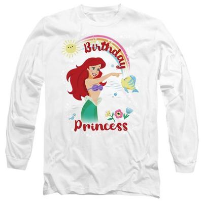The Little Mermaid Футболка унисекс для взрослых на день рождения принцессы Ариэль и Флаундера