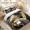 Kylian Mbappe Bedding Set, 1 Duvet Cover & 2 Pillowcases Soft Comfortable Bedroom Home Textile Decor