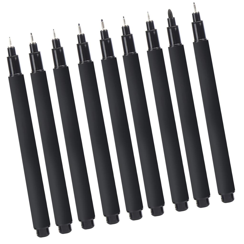 Needle Pens Waterproof Black Ink Multiliner Fine Point Drawing Pens for Sketching Technical Painting Scrapbooking Gift