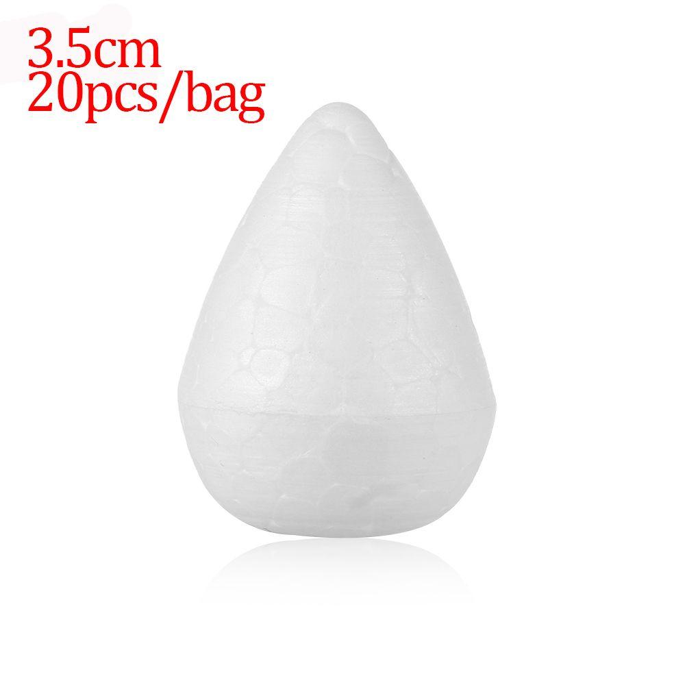Kids Favors Oval Tools Wedding Decor Foam Flower White Craft Balls Drop Shape DIY Painting