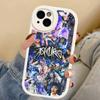 Кожаный чехол для телефона Ashnikko Rapper для IPhone 16 15 14 13 12 11 Pro Max Plus Ударопрочный чехол