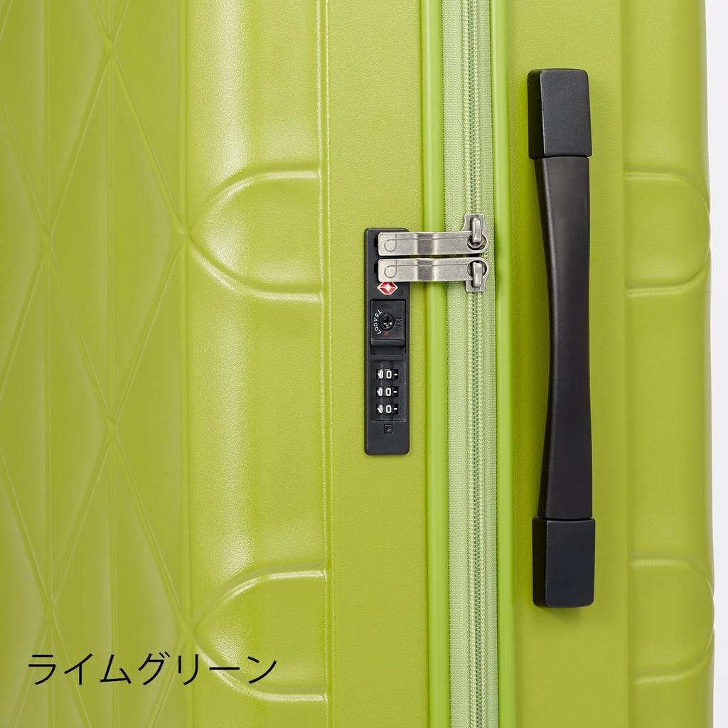 Чемодан Большой Вместимость Размер L 7 ночей 8 дней 8 ночей 9 дней 9 ночей 10 дней 96 л Колесный стопор Гарантия 10 лет Сделано в Японии Чехол для переноски