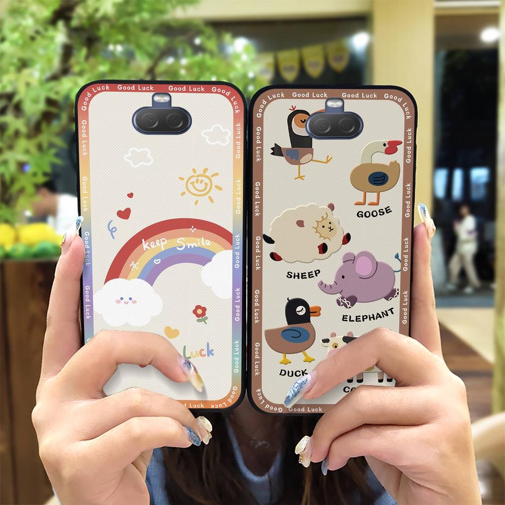 Durable Waterproof Phone Case For Sony Xperia 20/Xperia 8 Fashion Design Silicone protective Anti-dust Cute TPU Cartoon