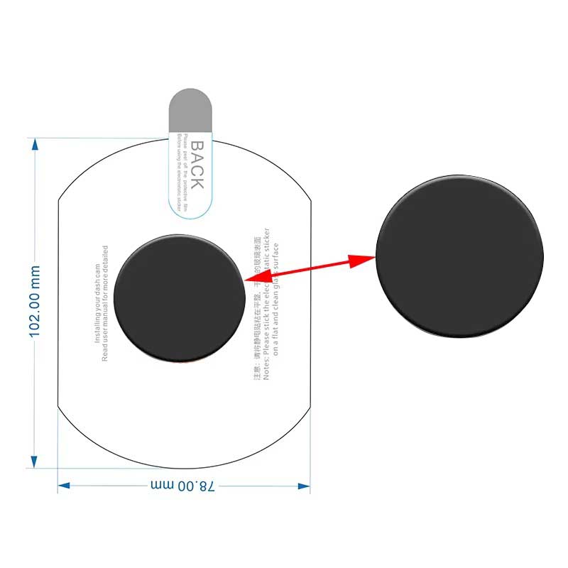 for 70mai X200 Electrostatic Sticker for 70mai X200 Omni Mount  for 70mai Omni X200 CPL Filter for 70mai Tools pack