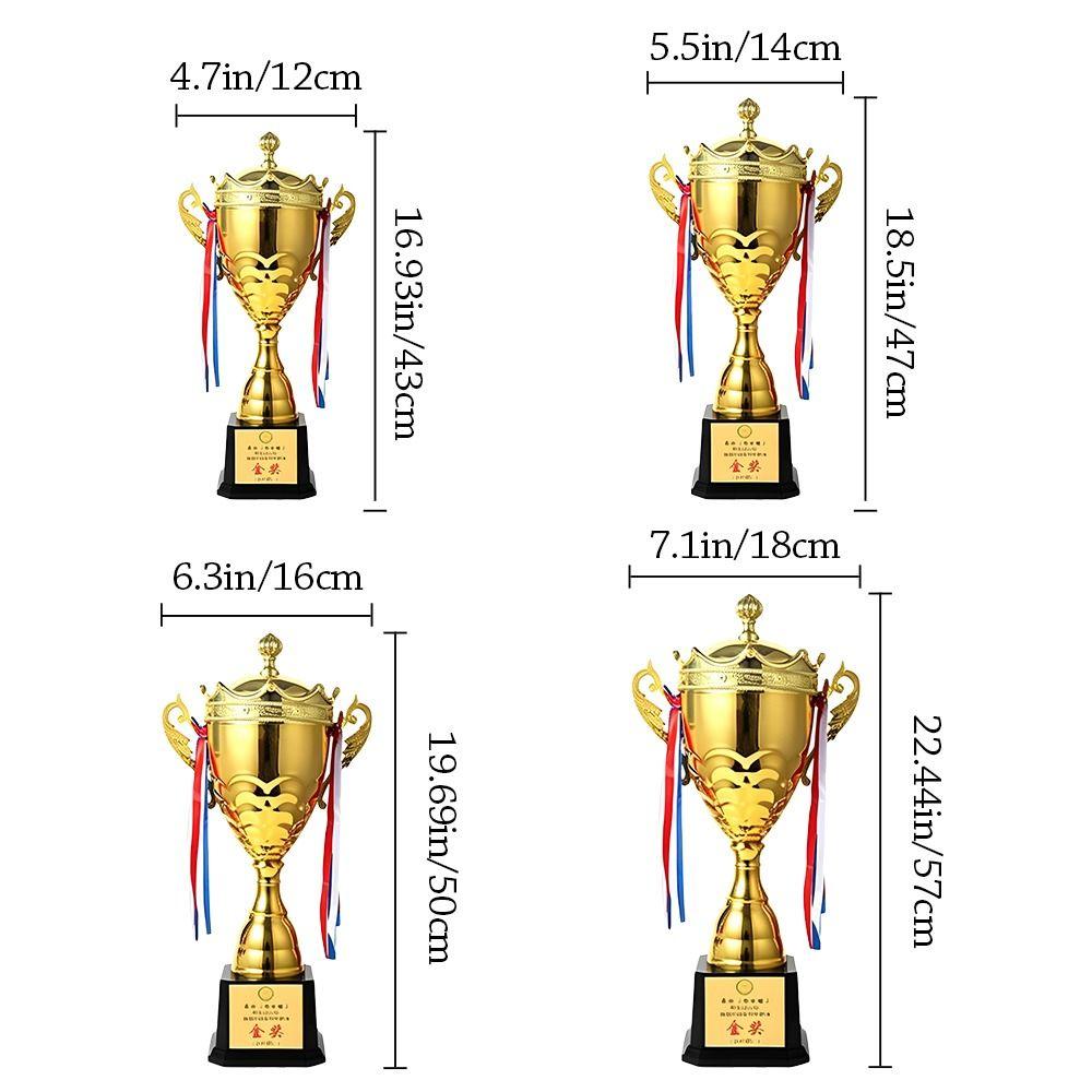 Small Size Winner Award Trophy 60/57/50/47/41/43/40cm Champion Trophy  School Rewarding