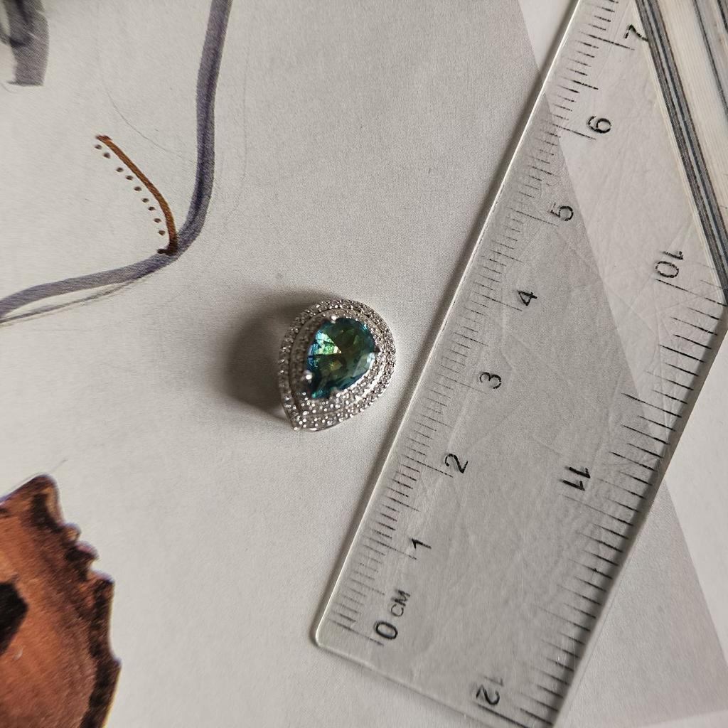 Серебряная подвеска с мистик топазом 1.963ct (2191292)
