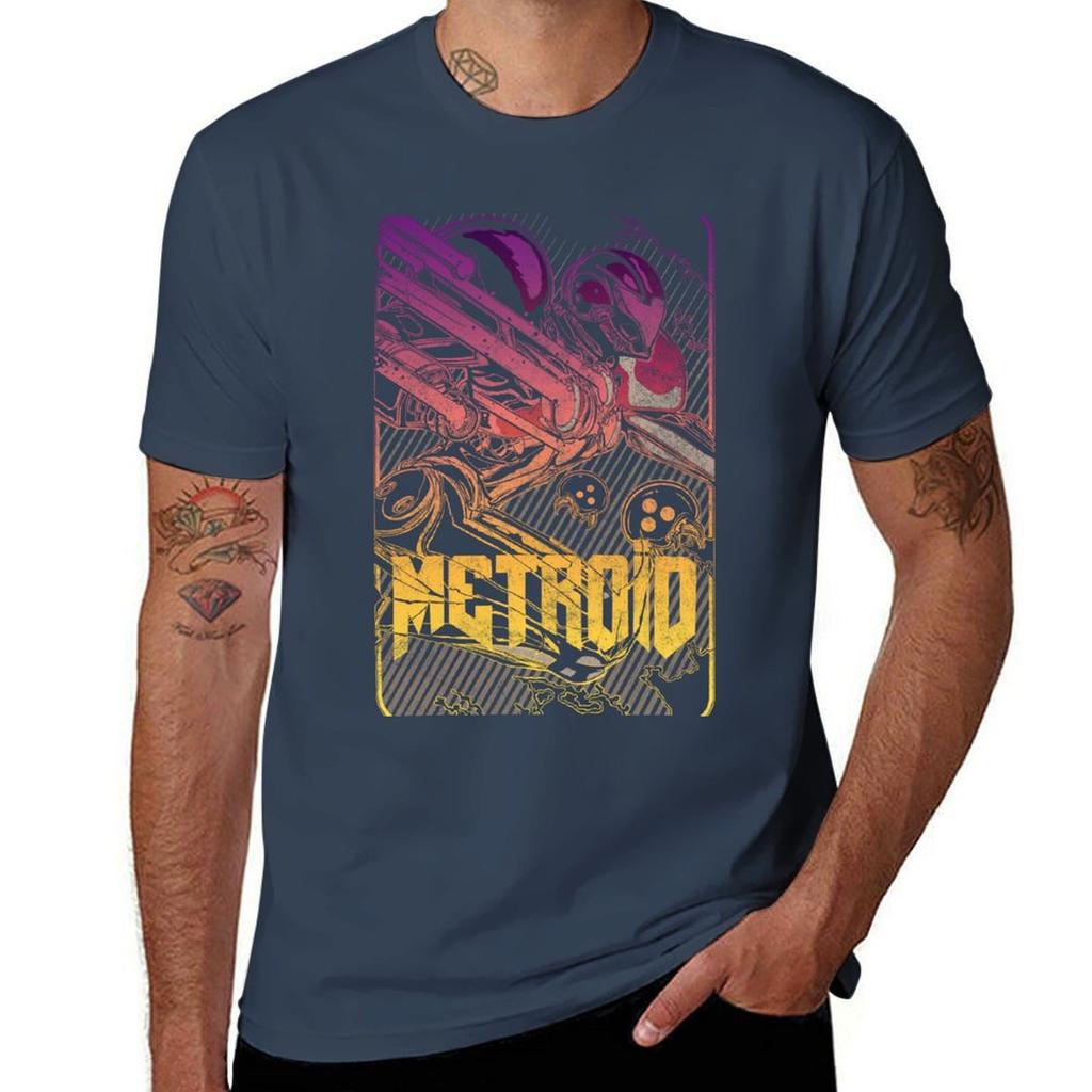 Metroid Tshirt Large Size Loose Casual Tee Tshirt