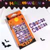 24Pcs/set Pumpkin Children Halloween False Nails Ghost Kids Fake Nail Extension  Girls