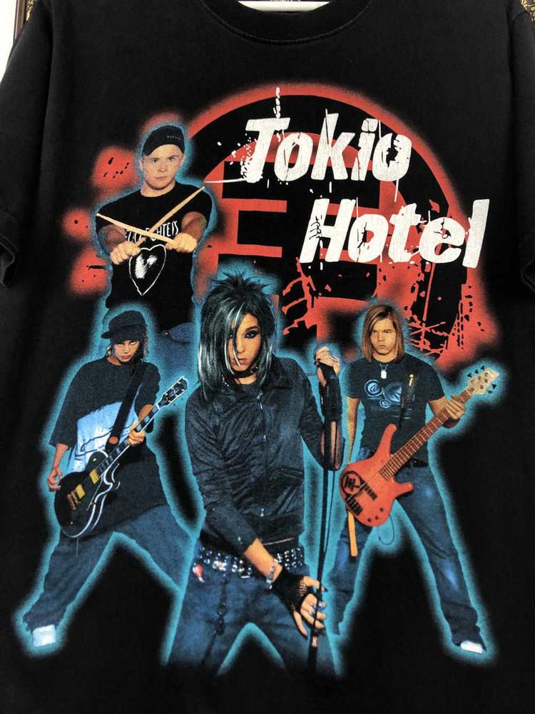 Горячий!! Футболка Tokio Hotel унисекс Все размеры S-5XL TU262 Унисекс футболка