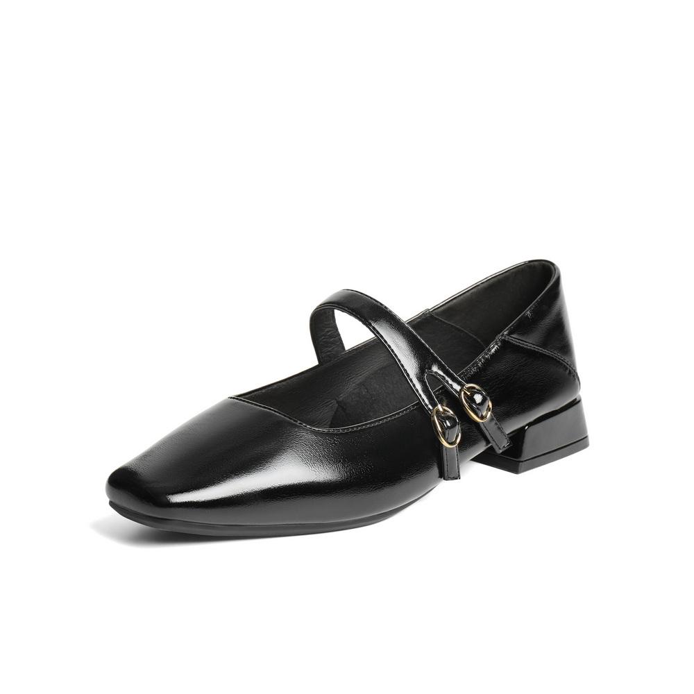Belle Elegant Square Head Mary Jane Shoes