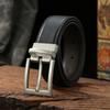 Мужской ремень Pu Rotary Buckle Двусторонний ремень Премиум ремень Детские повседневные брюки с пряжкой