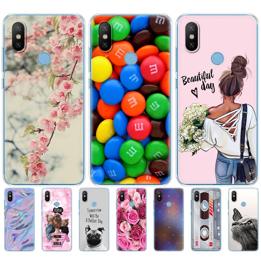 Силиконовый чехол для xiaomi Mix 2S, мягкий чехол для xiaomi Mi Mix 2S Mix 2 S, задняя крышка, защитный чехол с принтом