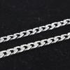 Stainless Steel Hip-Hop Cuban Chain, 3-10mm, Unisex Titanium Steel Sweater Chain
