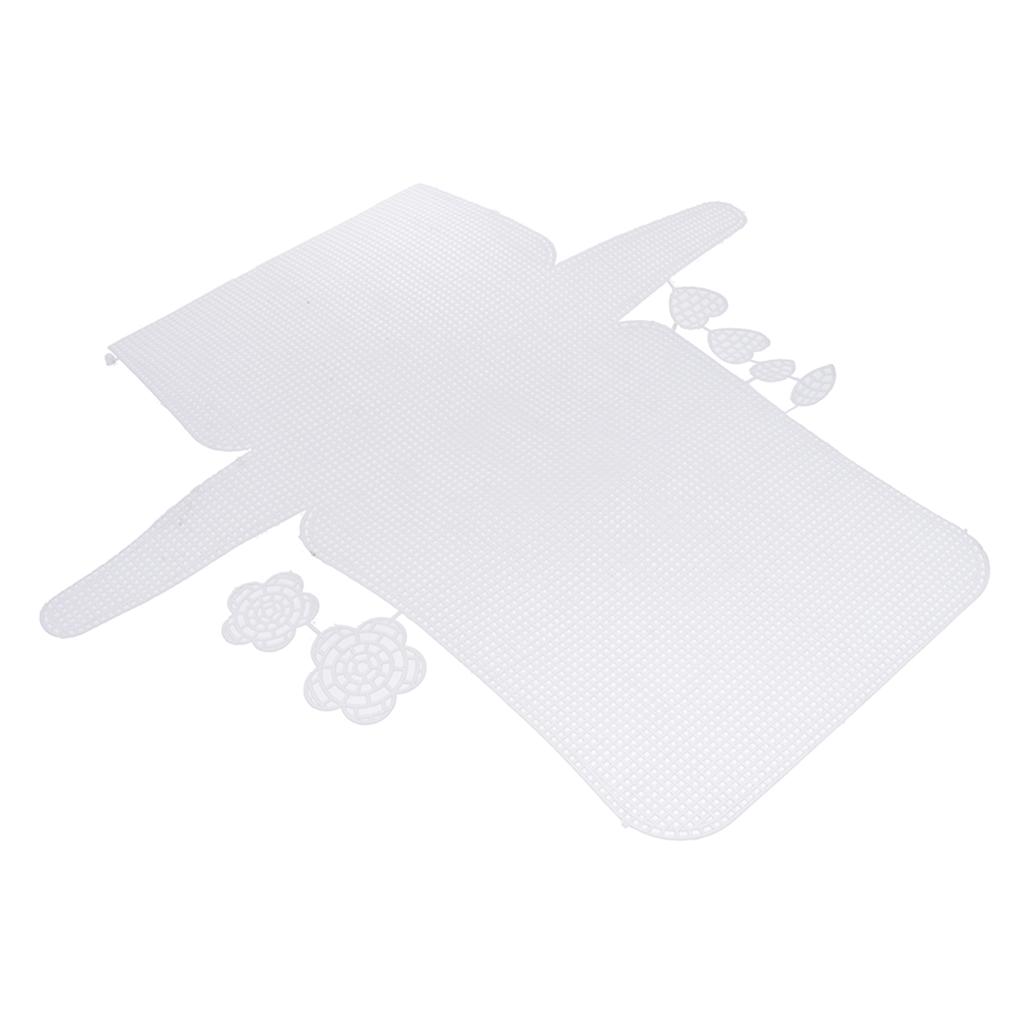 Пустой ковер, зацепляющий сетчатый холст для изготовления сумок, поделок своими руками